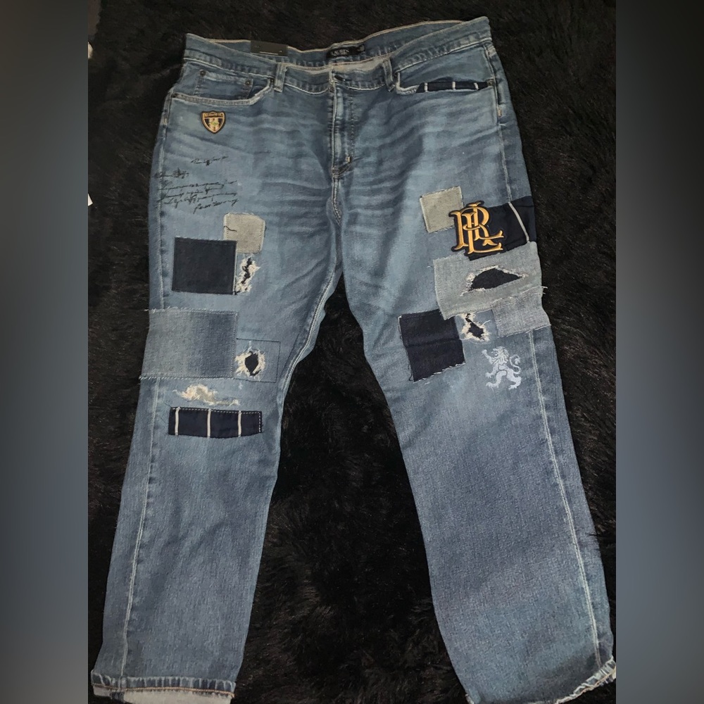 RALPH LAUREN RELAXED TAPER JEANS 👖